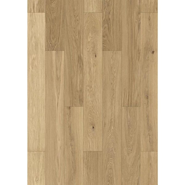Villa Rica Oak 9.44 in W x 47.64 in L Waterproof Hybrid Resilient Flooring (25.01 sq. ft. /case)