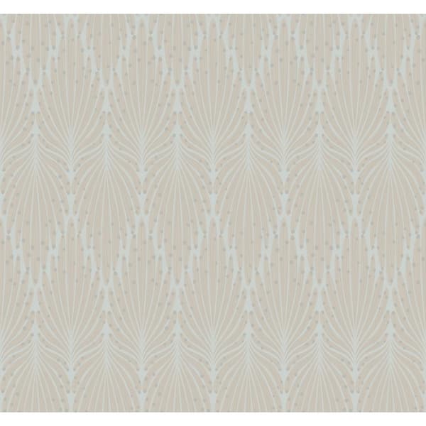 York Wallcoverings Grey Cafe Society Paper Unpasted Matte Wallpaper (27 in. x 27 ft.)
