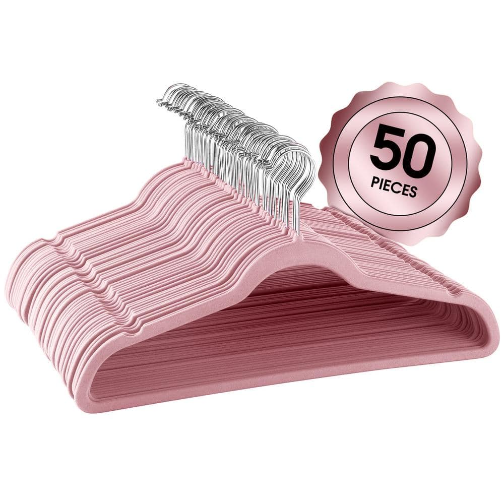 Kitcheniva Plastic Hangers Durable Slim Pack of 30 Pink, Pack of 30 - Fry's  Food Stores