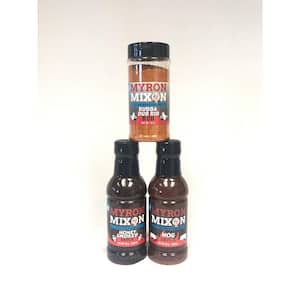 Honey Smoked Sauce, Hog Sauce and Rubba Dub Rib Rub, Meat Lovers Trio for Chicken, Beef, Pork Rubs and Marinade