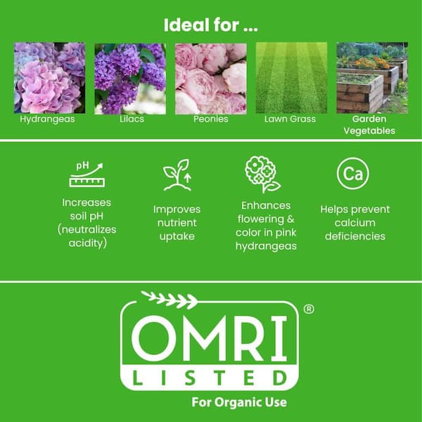 6 lb. Organic Garden Lime Dry Plant Food Fertilizer