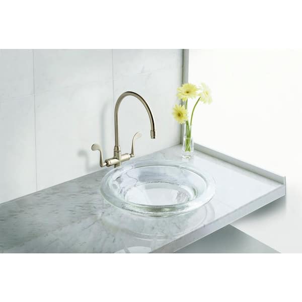 KOHLER Spun Glass Vessel Sink in Ice