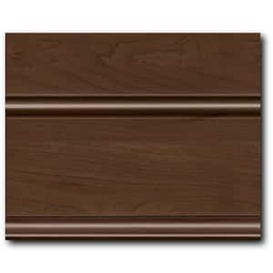 4 in. x 3 in. Finish Chip Cabinet Color Sample in Saddle Cherry