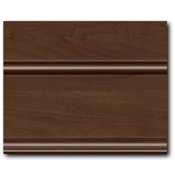 KRAFTMAID SIMPLICITY 4 in. x 3 in. Simplicity Chip Cabinet Color Sample in Saddle Cherry