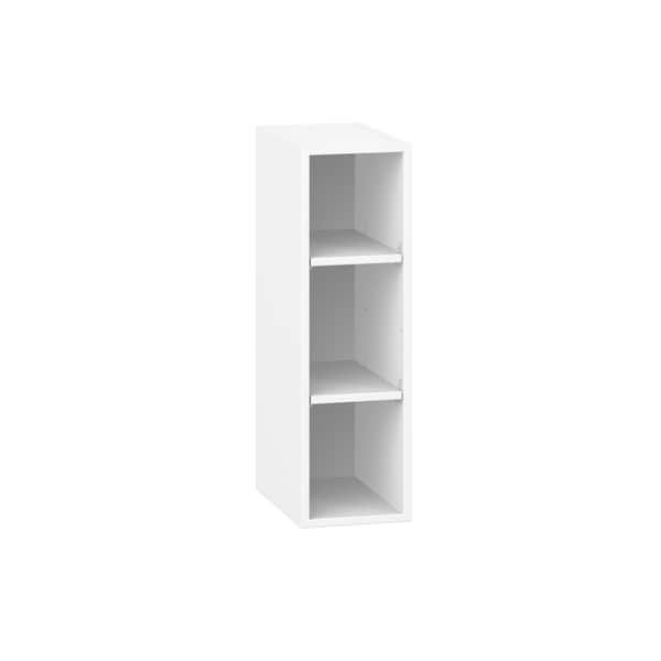 Timberline 9 in. W x 14 in. D x 30 in. H Assembled Open Shelf Wall Kitchen Cabinet in Bright White