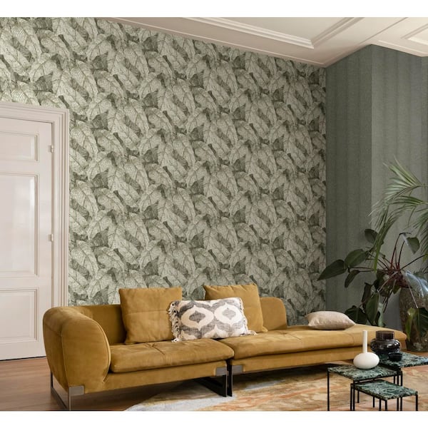 Galner Moss Leaves Wallpaper