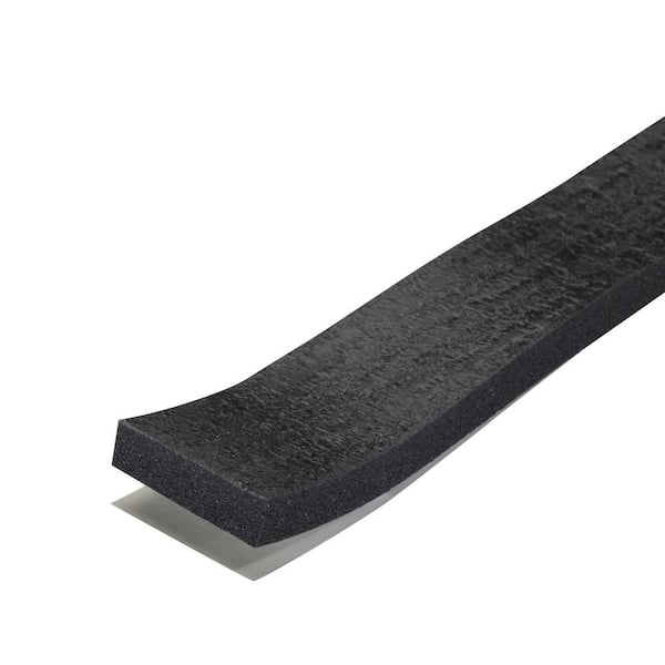 1.25 in. x 10 ft. Black Sponge Window Seal for Ex-Large Gaps Weatherstrip Roll