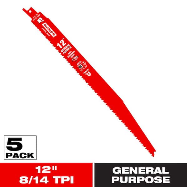 DIABLO 3-1/4 in. 32 TPI Bi-Metal Reciprocating Saw Blades for HVAC