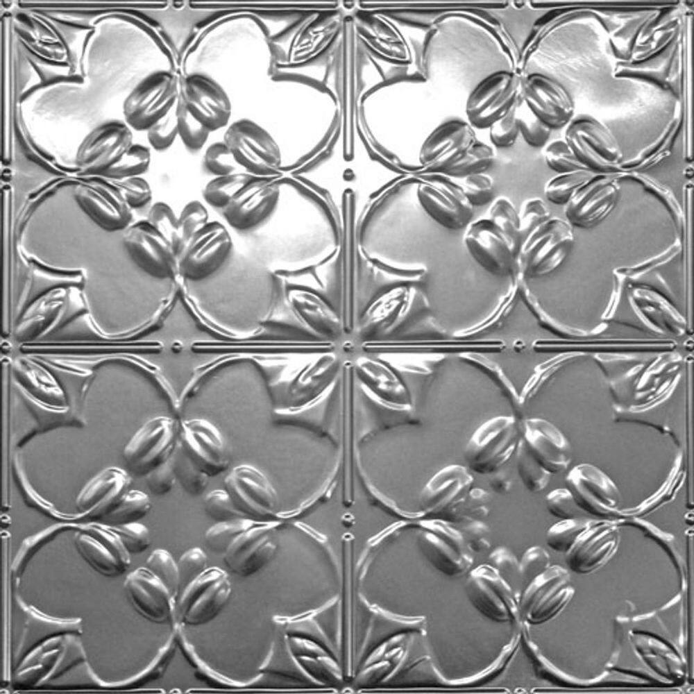 Lilac Steel (Unfinished) 2 ft. x 2 ft. Decorative Nail Up Tin Ceiling Tile (24 sq. ft. /Case) price history on PriceWatchPro
