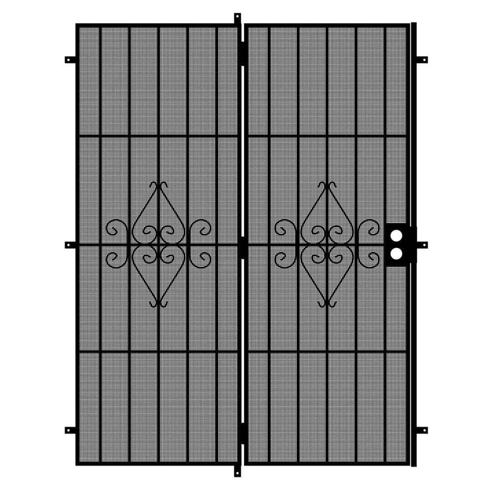 Aluminium Mesh Screen Door - BLACK - Winter Gardenz Limited