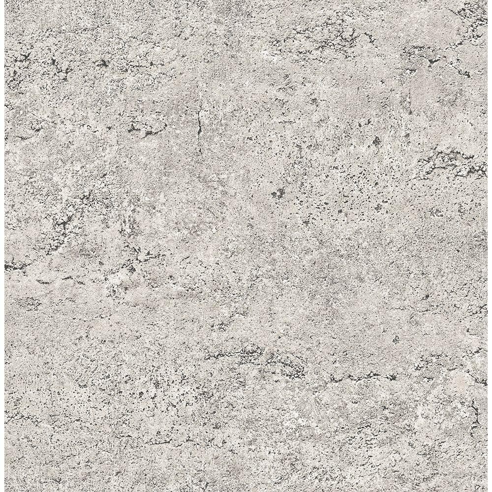 Brewster Concrete Rough Taupe Industrial Paper Strippable Roll