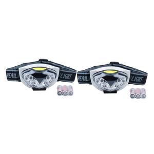 6 LED Pivoting Headlamp with Multi Functions (2-Pack)