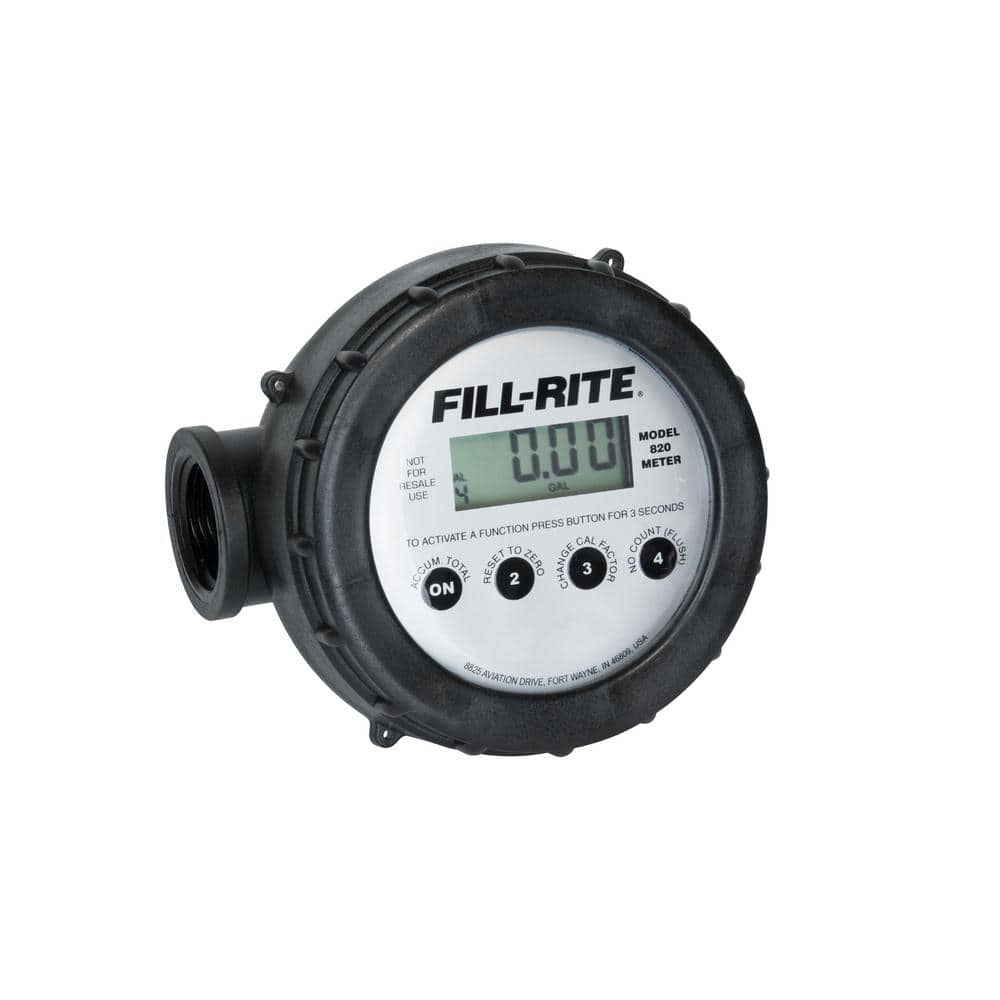 2 GPM - 20 GPM Digital Fuel Transfer Meter (Utility Accessory)