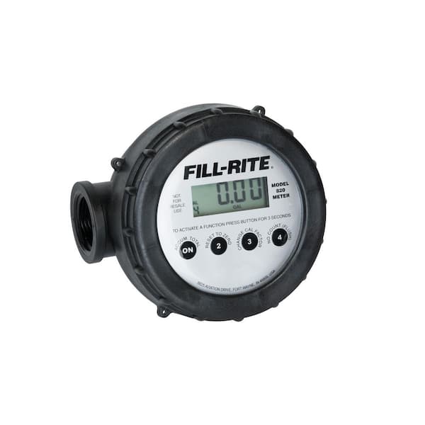 FILL-RITE 2 GPM - 20 GPM Digital Fuel Transfer Meter (Utility Accessory)