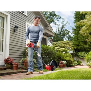 13 in. 4 Amp Straight Electric String Trimmer