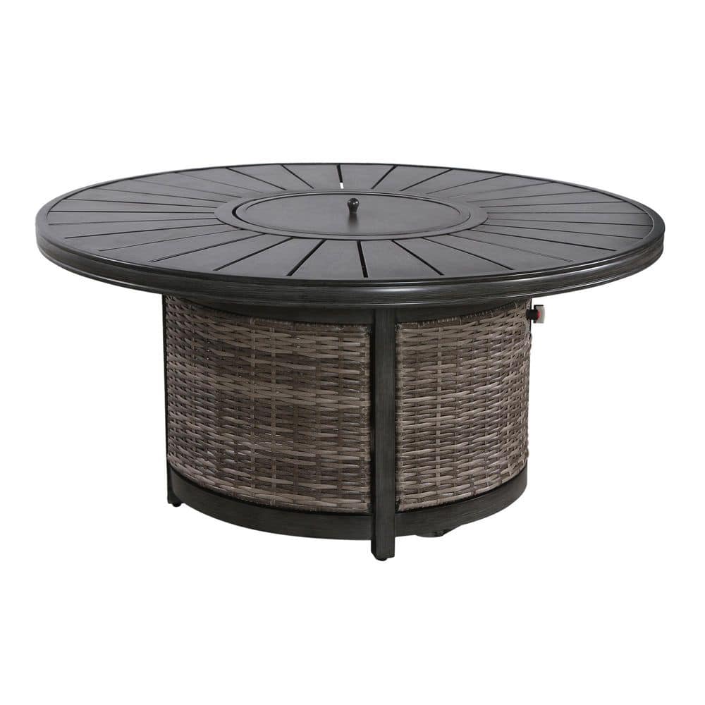 52 in. W 60,000 BTU Round Outdoor Propane Gas Fire Pit Table price history on PriceWatchPro