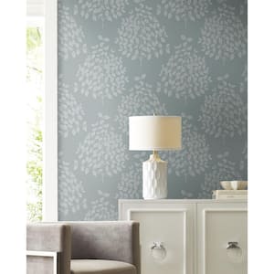 Tender Grey And Blue Wallpaper