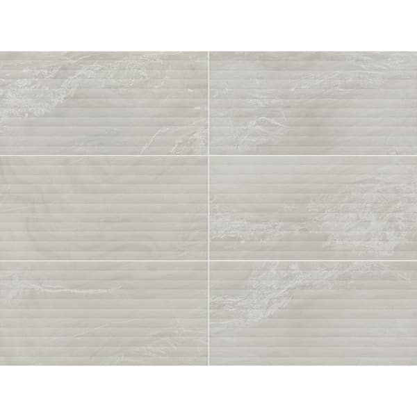 Daltile Bryne Coastline 12 in. x 24 in. Glazed Ceramic Fluted Wall Tile (15.56 sq. ft./Case)