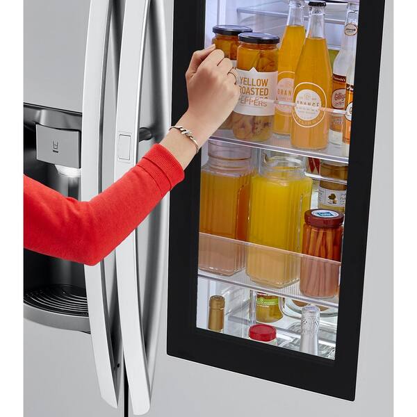 LG 21.7 cu. ft. Side by Side Smart Refrigerator with InstaView