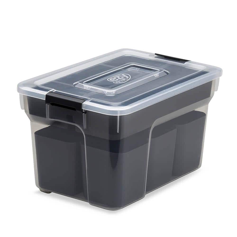 iDesign Plastic Produce Storage Tupperware Bin, 6.5 in x 5.5 in x