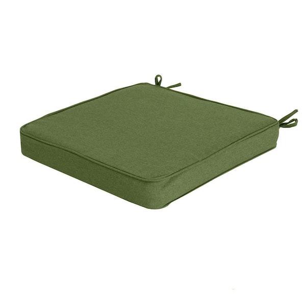 19 in. W x 3 in. H Outdoor Dining Chair Cushion in Green