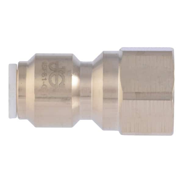 5er-Pack 1/4 Zoll Kompressionsmutter & Hülse – Messing, Für 1/4 OD Rohr, Gelb, Vielseitig Einsetzbar