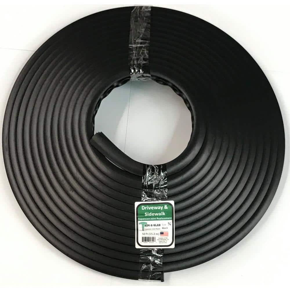 Trim A Slab 1 in. x 25 ft. Black Concrete Expansion Joint Replacement