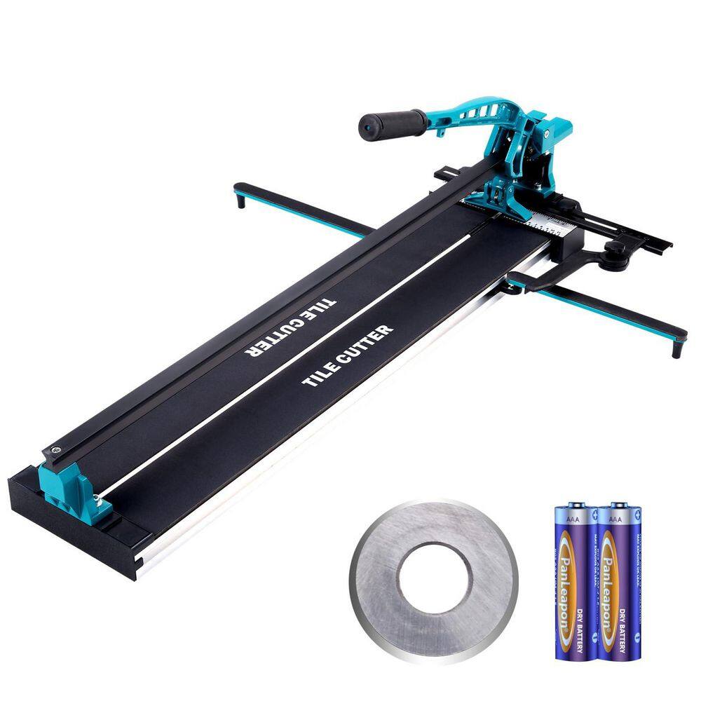 32 in. Manual Tile Cutter, Porcelain Ceramic Tile Cutter with Tungsten Carbide Cutting Wheel, Infrared Positioning price history on PriceWatchPro