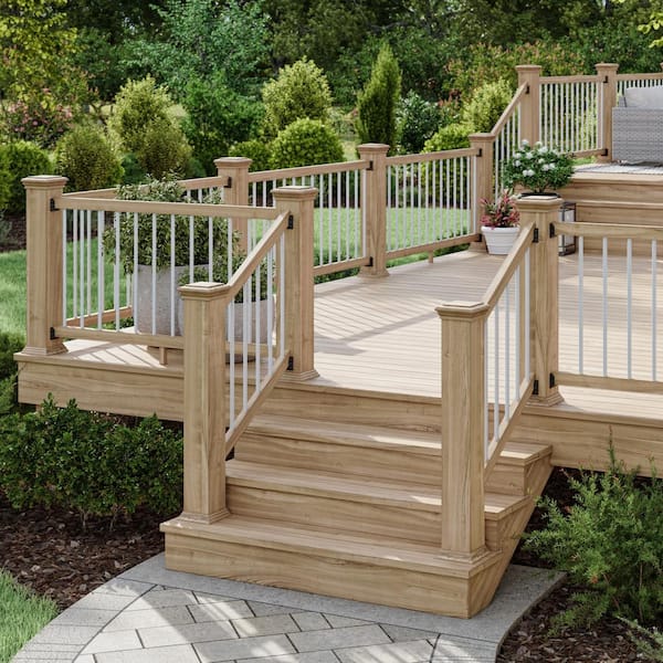 Classic White Plastic Round Horizontal Baluster Connector (20-Pack)