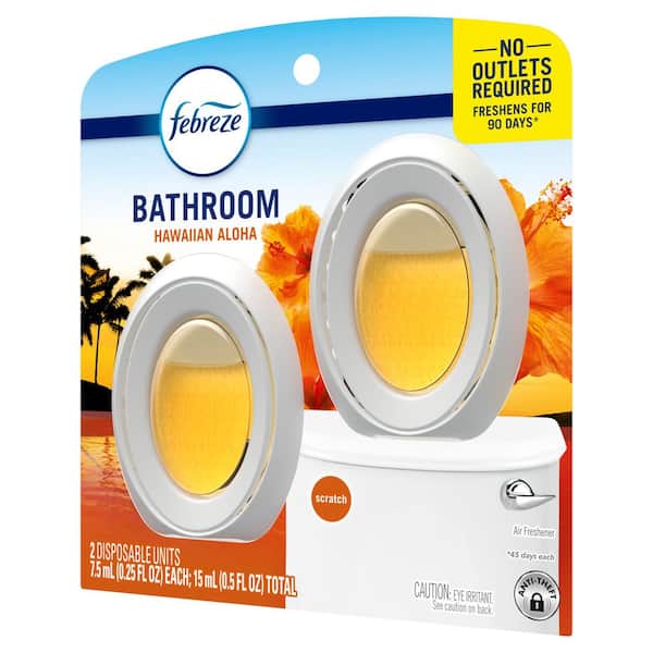Febreze 0.25 fl. oz. Small Spaces Hawaiian Aloha Scent Automatic Air Freshener Dispenser (2 Count) 003700055879