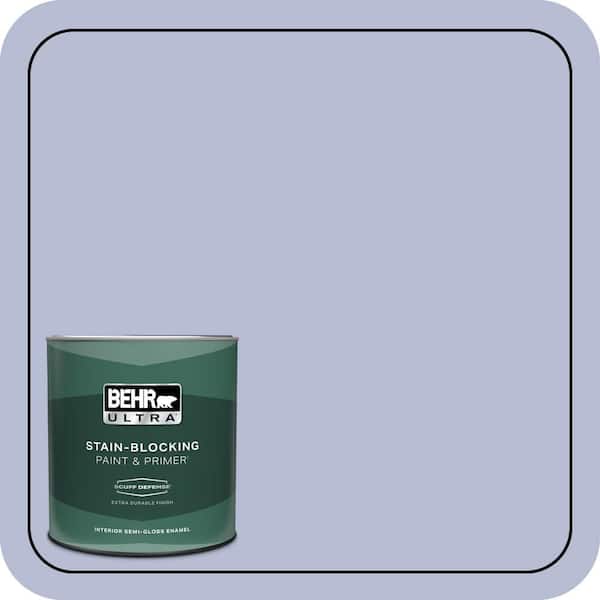 BEHR ULTRA 1 qt. #S540-2 Violet Vision Extra Durable Semi-Gloss Enamel Interior Paint & Primer