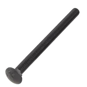 1/2 in. -13 x 6-1/2 in. Black Deck Exterior Carriage Bolt (15-Pack)