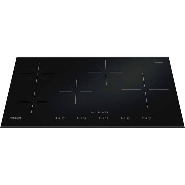 FRIGIDAIRE 36 in. Smooth Ceramic Glass Induction Cooktop in Black with 5 Elements