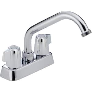 Classic 4 in. Centerset 2-Handle Bathroom Faucet with Extended Spout in Chrome