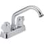 Delta 520-mpu-dst Classic Single Centerset Mischbatterie – Chrom, Für Badezimmer, 4" Lochabstand