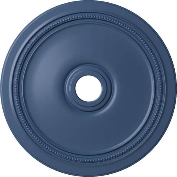 Ekena Millwork 24" x 3-5/8" ID x 1-1/4" Diane Urethane Ceiling Medallion (Fits Canopies upto 6-1/4"), Hand-Painted Americana