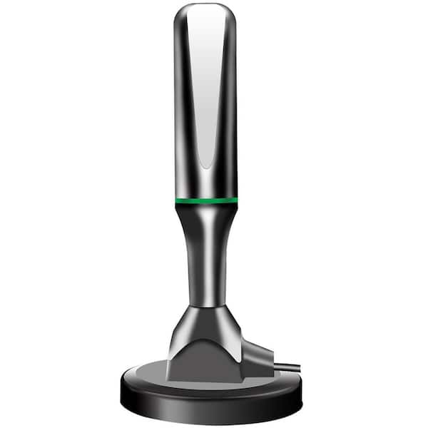 EKIEUDL Digital Antenna for Smart TV Indoor w/ Magnetic Base and Iron Sheet, Long Range HD Reception with 10 ft. Cable 4K 1080