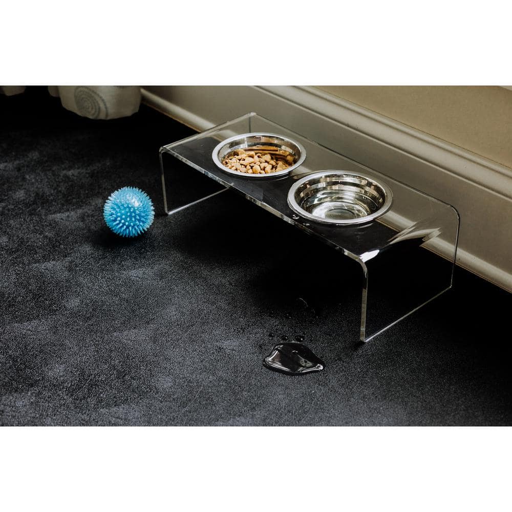 Midnight Black Vinyl Pet Floor Protector for Indoor and Outdoor Use