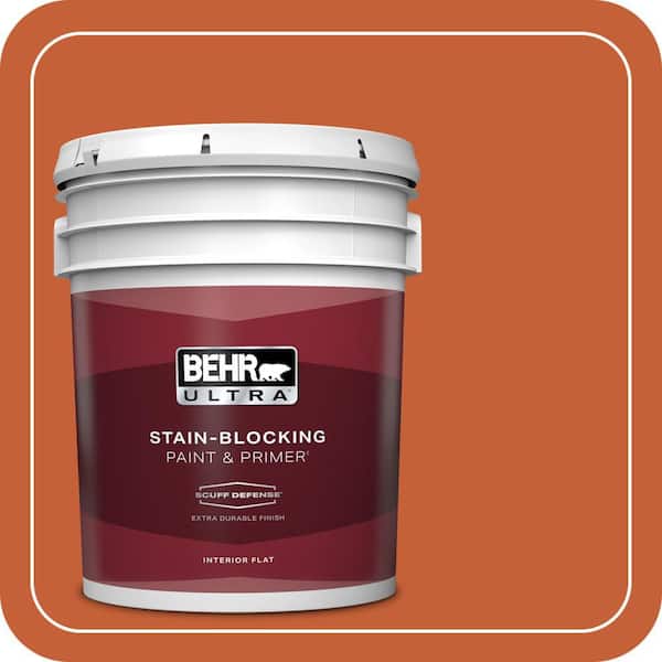 BEHR ULTRA 5 gal. #T18-02 Civara Extra Durable Flat Interior Paint & Primer