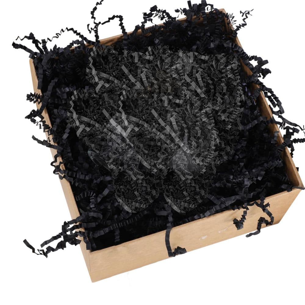 2 lbs. Crinkle Cut Black Paper Shred Filler for Gift Box Basket Filling Birthday Wedding Anniversary price history on PriceWatchPro
