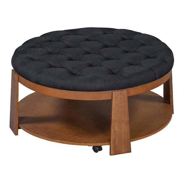 Black and brown ottoman discount