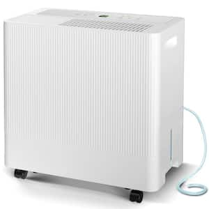 50 pt. Up to 4500 sq. ft. Dehumidifier in White, 4 Modes, 2 Drainage Options, for Basement/Garage/Wet Room, ENERGY STARY