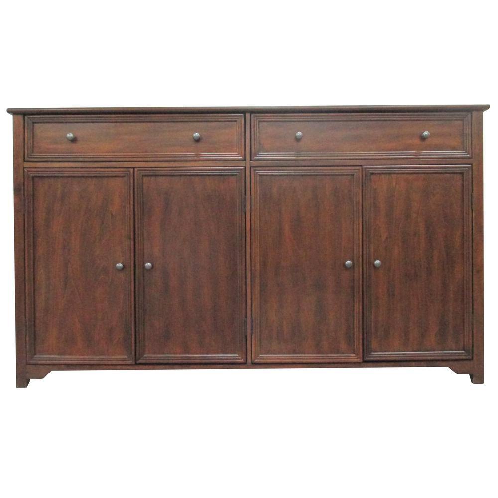 Home Decorators Collection Oxford Chestnut 2Drawer Wood Buffet