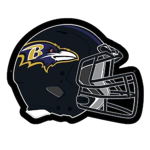 19 in. x 15 in. Baltimore Ravens Helmet Plug-in LED Lighted Sign
