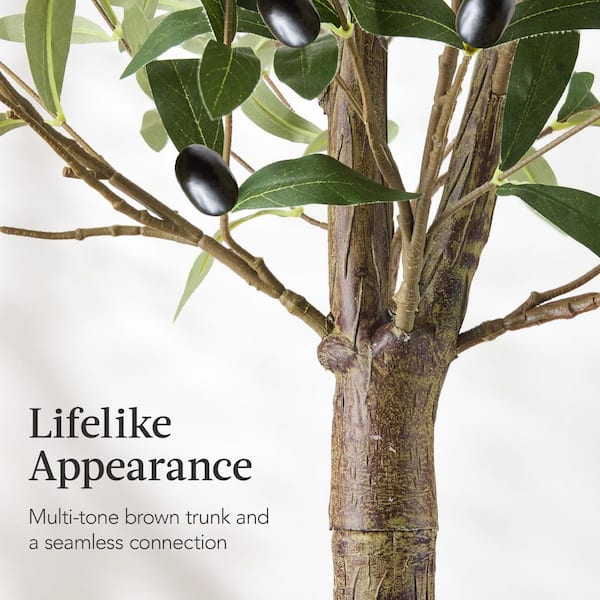 Best Choice Products 6.5 ft.Artificial Olive Tree SKY8039 - The