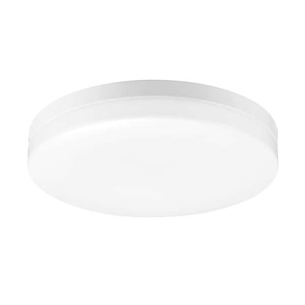 Flex Install Edge 10 in. White Integrated LED Motion Recessed Ceiling Light Flush Mount with 5CCT