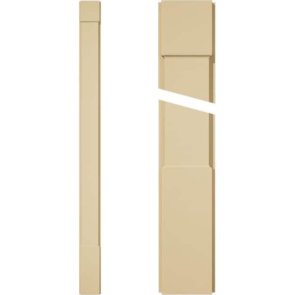Ekena Millwork 2 in. D x 7 in. W x 96 in. L Primed Polyurethane Pilaster 1- Pack