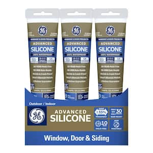 Advanced 2.8 oz. Clear Silicone 2-Window and Door Squeeze Sealant (12-Case)