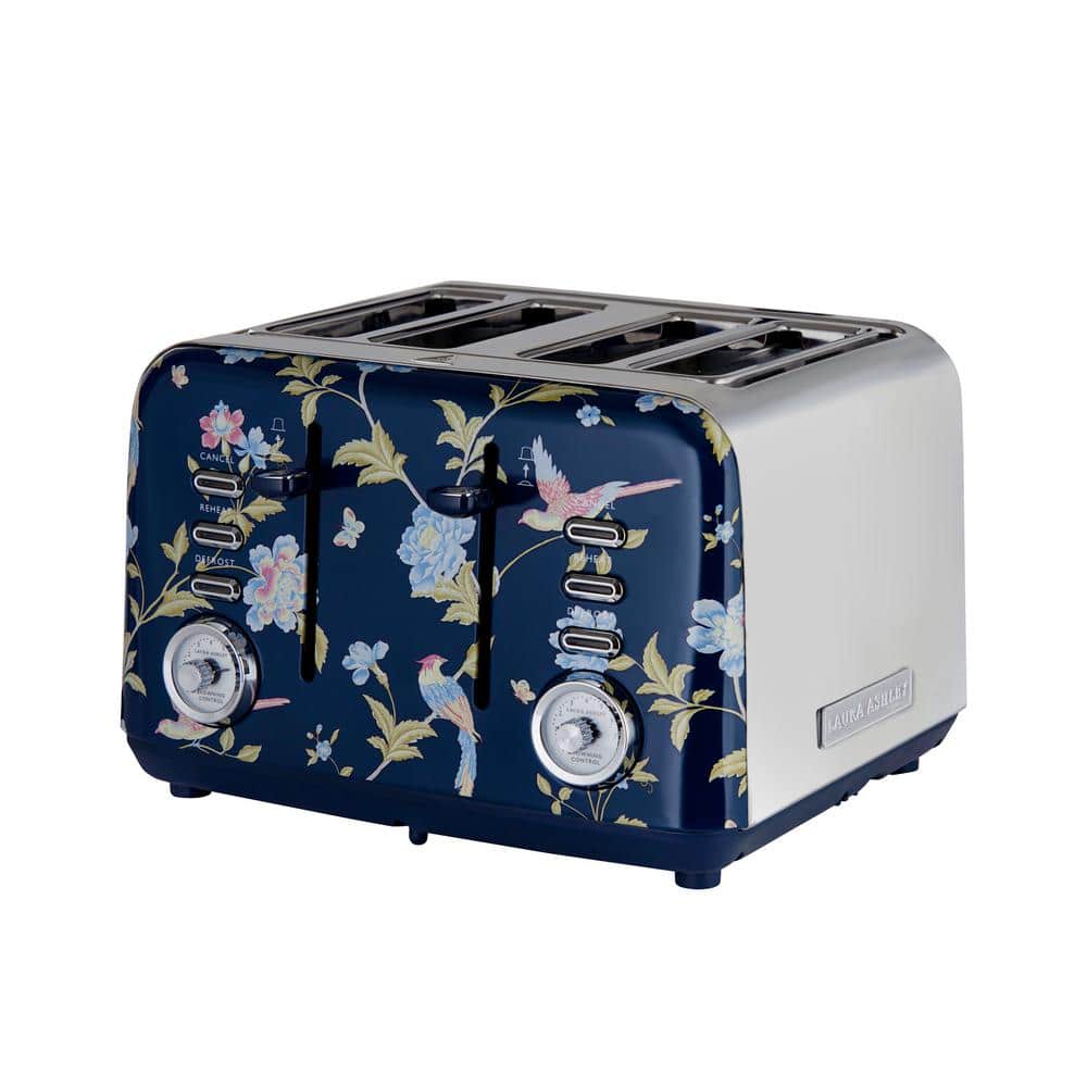 Laura Ashley 850-Watt 2-Slice Toaster, Elveden Navy VQSBT582LAN