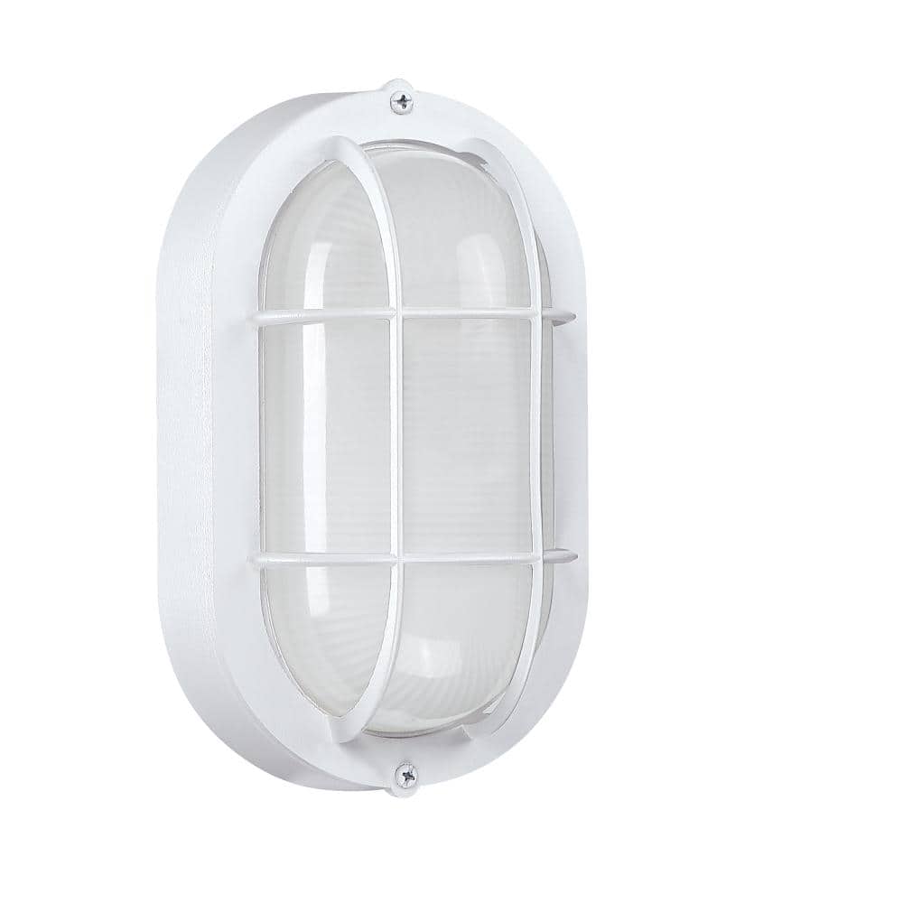 Avex 8.5 in. White Outdoor Hardwired Wall Lantern Sconce with No Bulbs Included price history on PriceWatchPro